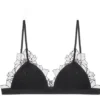 Black single bra