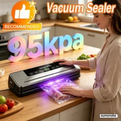 Portable Vacuum Sealer for Food Kitchen Gadgets Degasser Home Appliance Compressor Plastic Bag Sealer Vacuum Packaging Machine