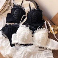 Japanese Lolita lingerie sexy lace lace strap sweet underwire bra set girls